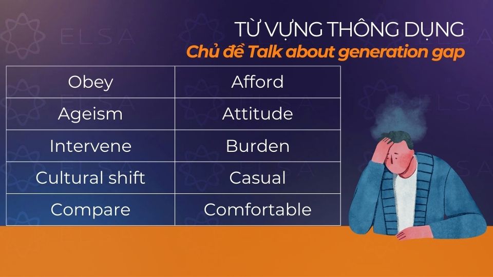 
Một số từ vựng về chủ đề Talk about generation gap