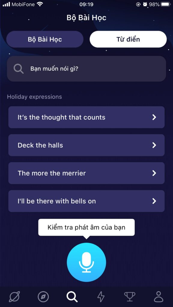 Luyện phát âm tiếng Anh với từ điển | ELSA Speak