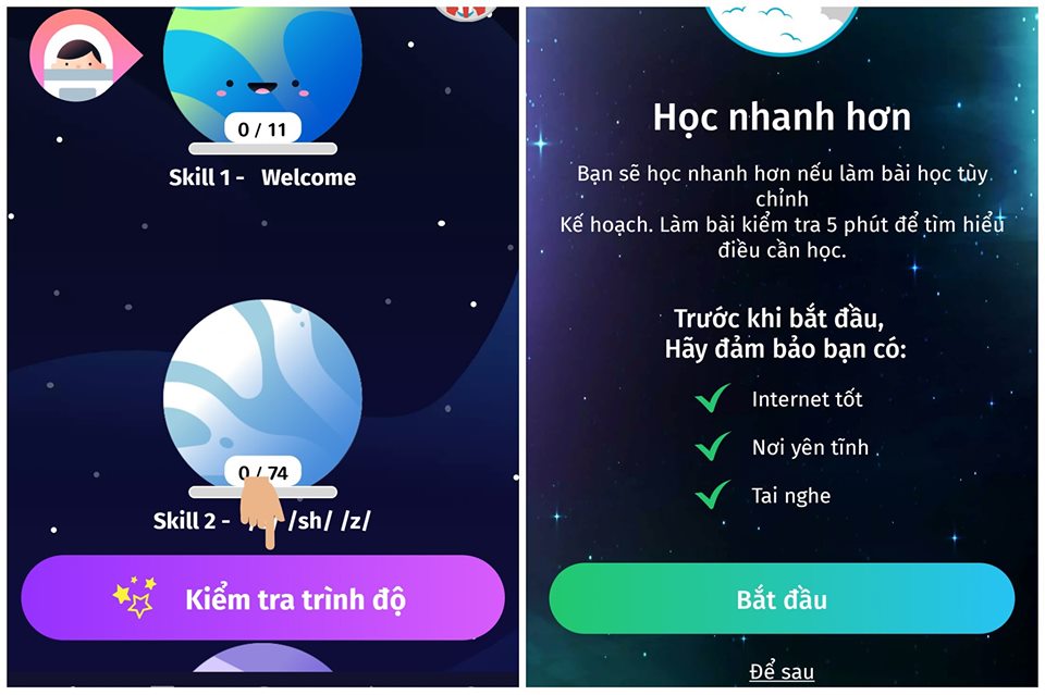 Học từ vựng theo chủ đề với app ELSA Speak có hình ảnh minh họa, dễ dàng ghi nhớ lâu 