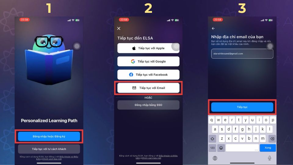 Hướng dẫn thực hiện khảo sát đầu vào trên app ELSA Speak - bước 1, 2, 3 Hướng dẫn thực hiện khảo sát đầu vào trên app ELSA Speak - bước 1, 2, 3