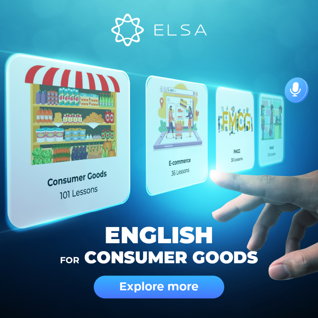 Consumer Goods Industry | ELSA Speak