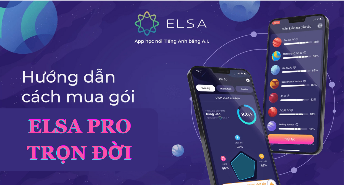 Hướng dẫn cách mua gói ELSA Pro đơn giản
