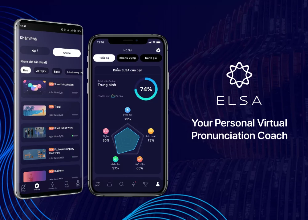 Luyện tập phản xạ với ứng dụng phát âm