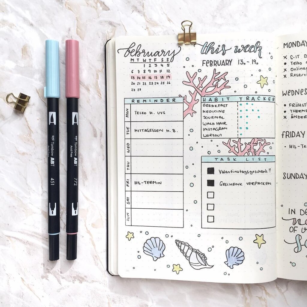 Cách ghi chép từ vựng bằng sổ tay Bullet Journal | ELSA Speak