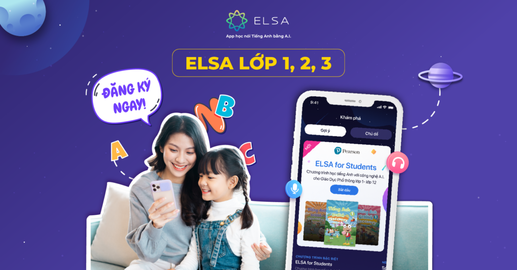 tiếng anh lớp 1 lớp 2 elsa for students