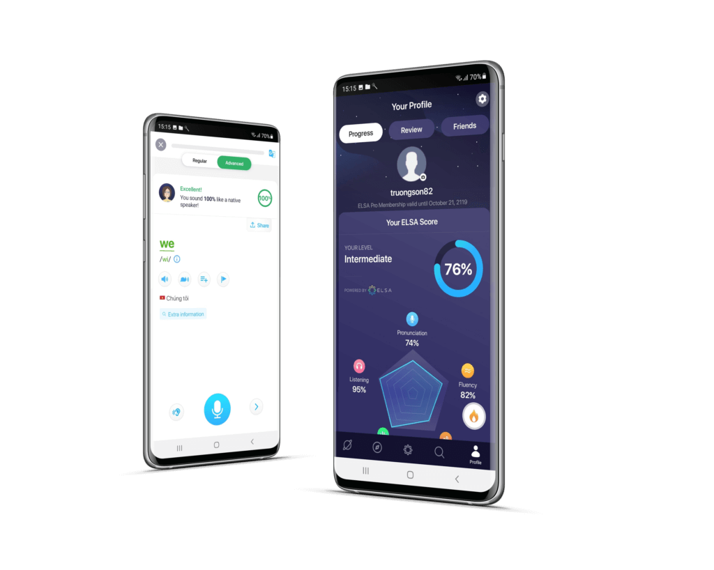 Học tiếng Anh cùng ứng dụng ELSA Speak