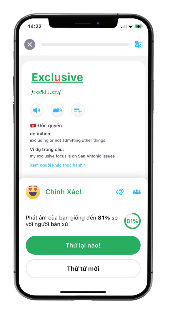 Giải bài tập trọng âm tiếng Anh cùng ELSA Speak