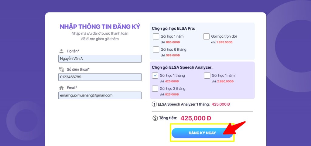 mua elsa speech analyzer 1 tháng