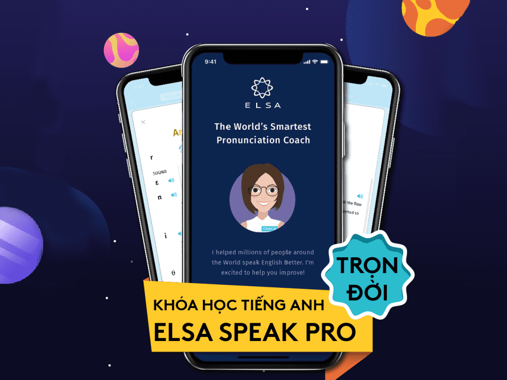Khóa học tiếng Anh giao tiếp – Gói ELSA PRO