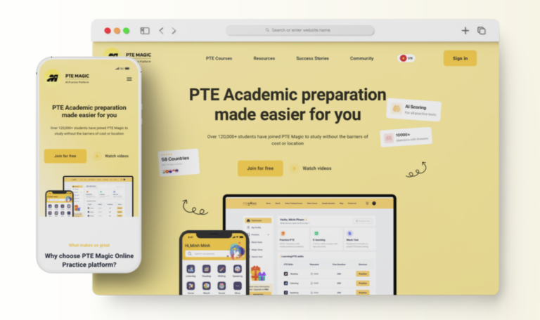 Pte Magic PTE Magic ra mắt sản phẩm luyện Speaking với công nghệ chấm điểm từ ELSA