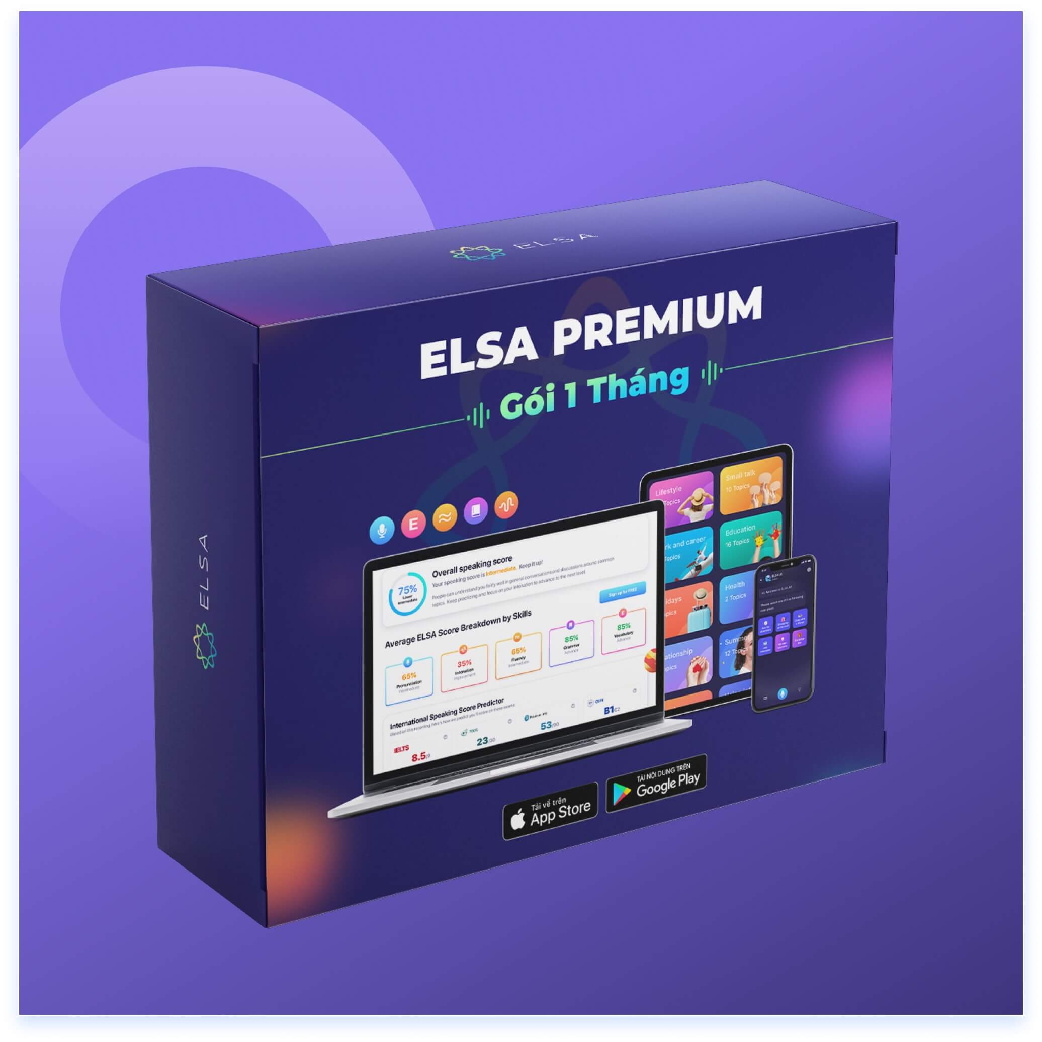 ELSA Premium 1 Tháng