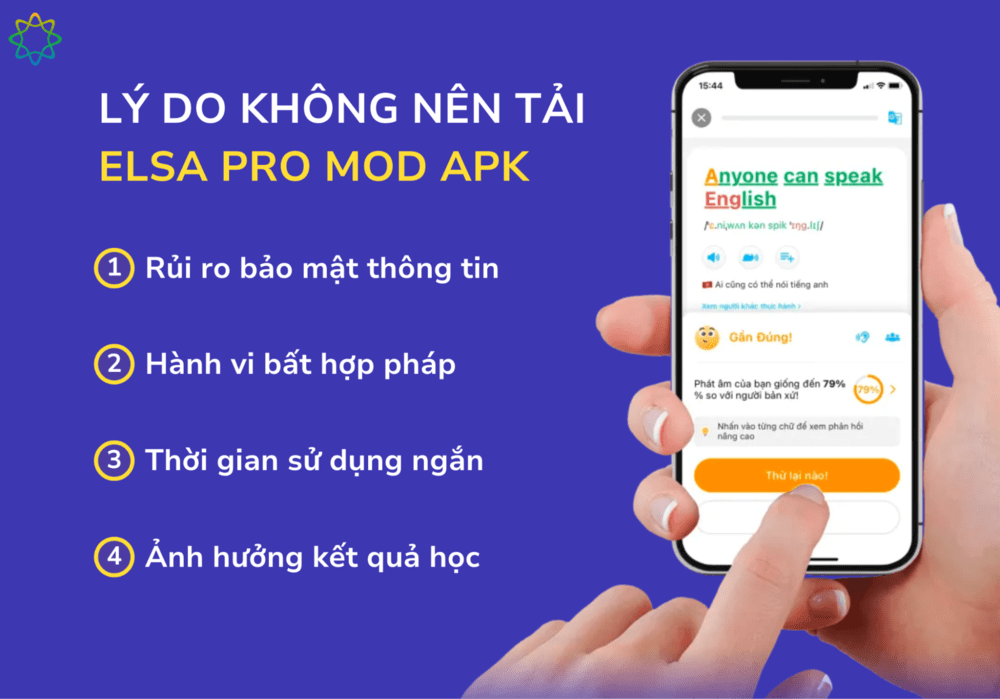 Những lý do không nên tải tải ELSA PRO MOD APK