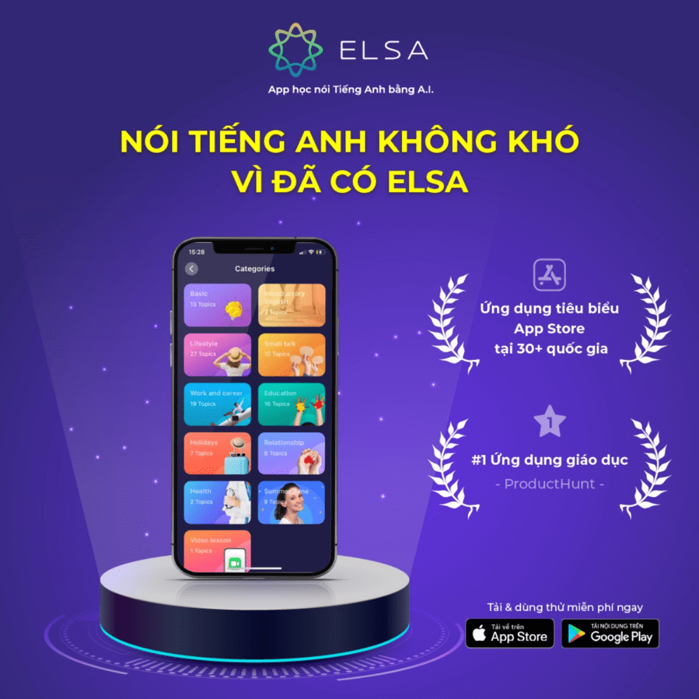 Các chủ đề tiếng Anh đa dạng và có tính ứng dụng cao