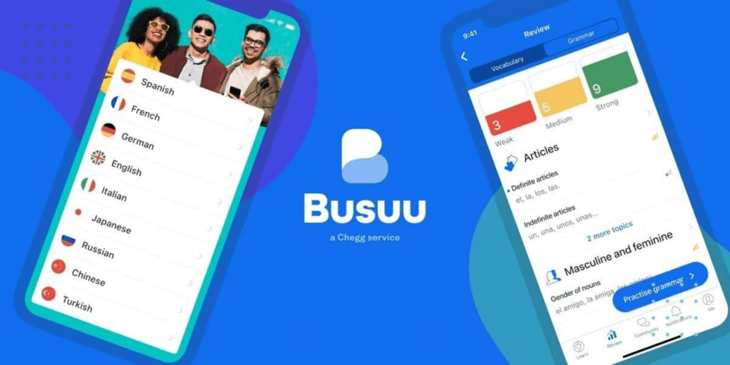 Ứng dụng học tiếng Anh online hiệu quả - Busuu