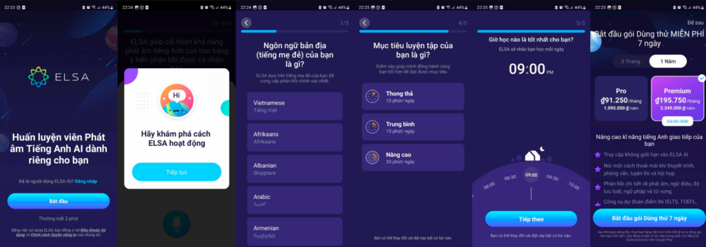 Hướng dẫn đăng ký gói ELSA dùng thử miễn phí
