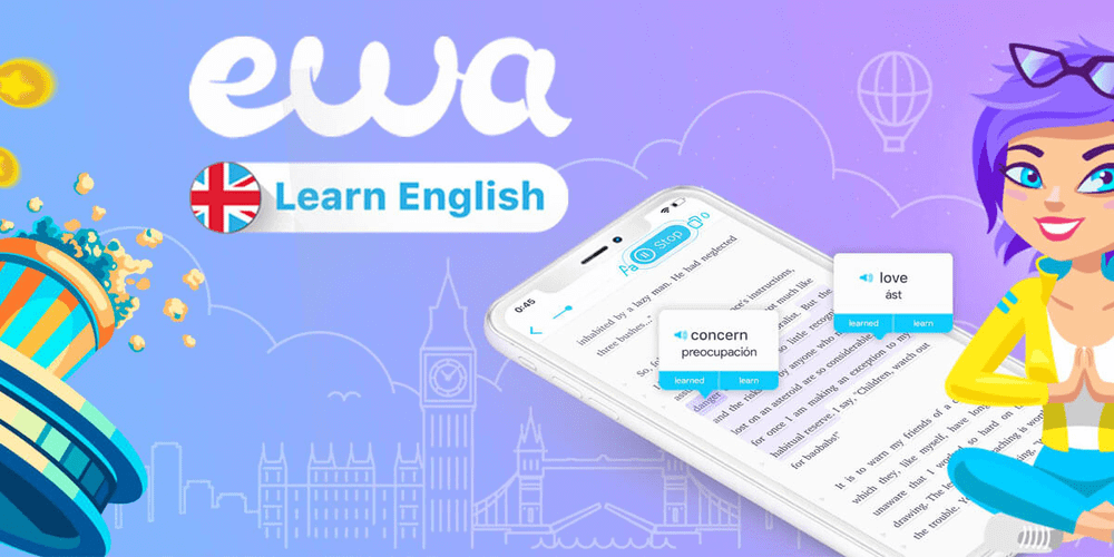 EWA English - Ứng dụng luyện tiếng Anh cho người đi làm tốt nhất