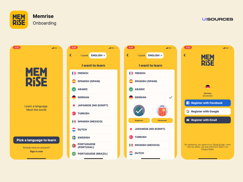 Memrise - App học từ vựng tiếng Anh miễn phí
