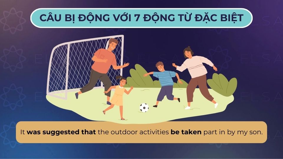 Câu bị động với 7 động từ đặc biệt