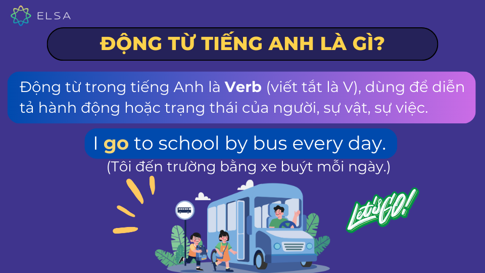 Khái niệm về động từ tiếng Anh Khái niệm về động từ tiếng Anh