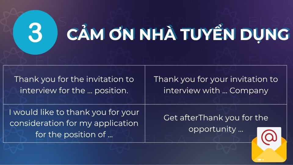 Các mẫu câu cảm ơm nhà tuyển dụng Các mẫu câu cảm ơm nhà tuyển dụng