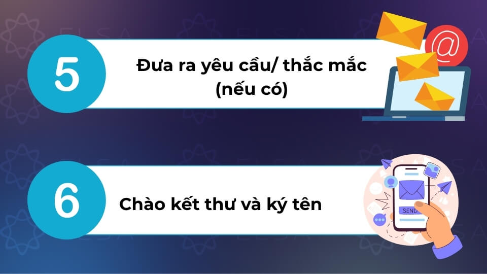 Đưa yêu cầu và chào kết email Đưa yêu cầu và chào kết email