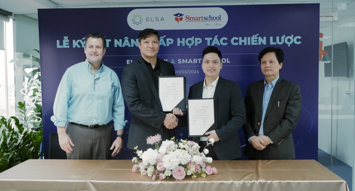 SMARTSCHOOL KÝ KẾT NÂNG CẤP HỢP TÁC CHIẾN LƯỢC TOÀN DIỆN CÙNG ELSA NHẰM TRIỂN KHAI LỚP HỌC TIẾNG ANH THÔNG MINH