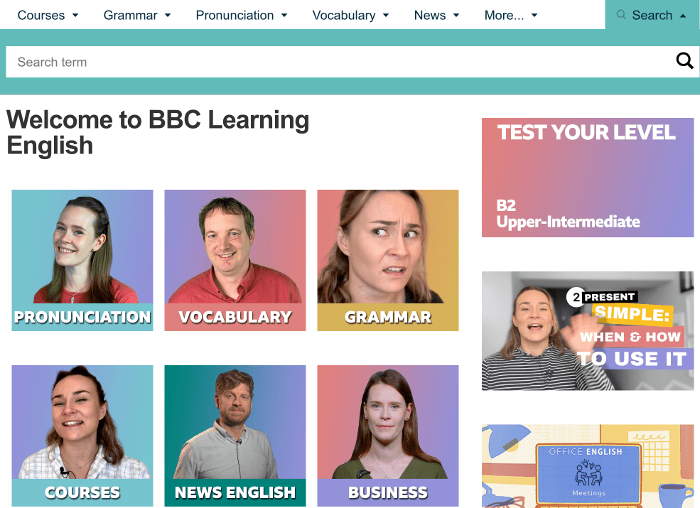 Website học tiếng Anh online tốt nhất hiện nay - BBC Learning English