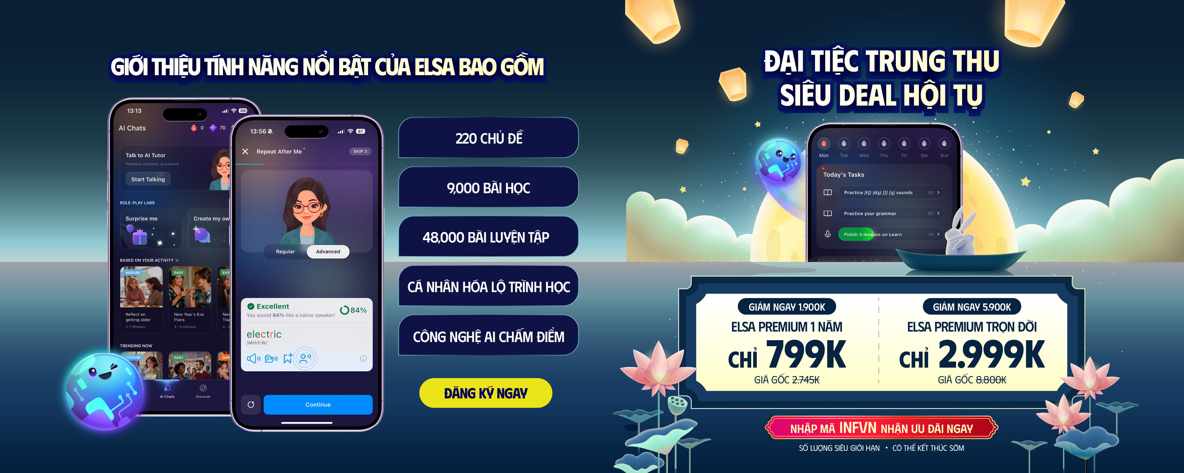 ELSA Premium Trọn Đời