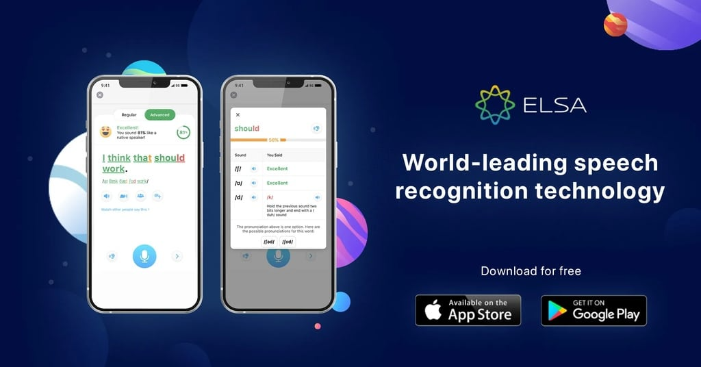 App ELSA Speak chấm điểm phát âm