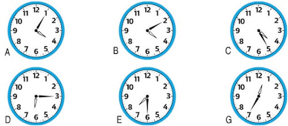  Bài tập xem đồng hồ tiếng Anh và viết giờ bằng tiếng Anh