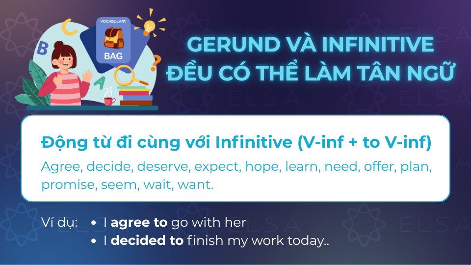 Các động từ đi cùng với infinitive Các động từ đi cùng với infinitive