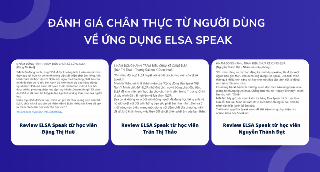 Đánh giá chân thực từ người dùng về ứng dụng ELSA Speak