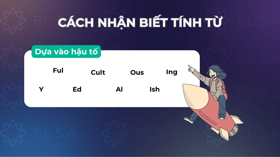 Các cách nhận biết tính từ