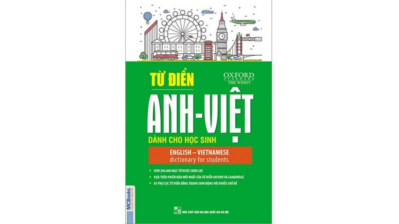 Từ điển Anh - Anh - Việt Oxford dành cho học sinh của nhà xuất bản Đại học quốc gia Hà Nội