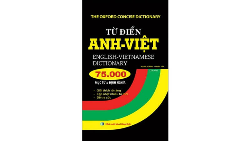 Từ điển Anh - Việt của Nhà xuất bản Hồng Đức