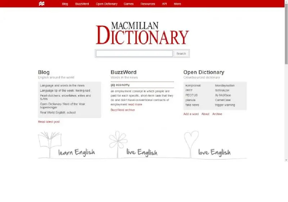 Từ điển tiếng Anh Macmillan Dictionary