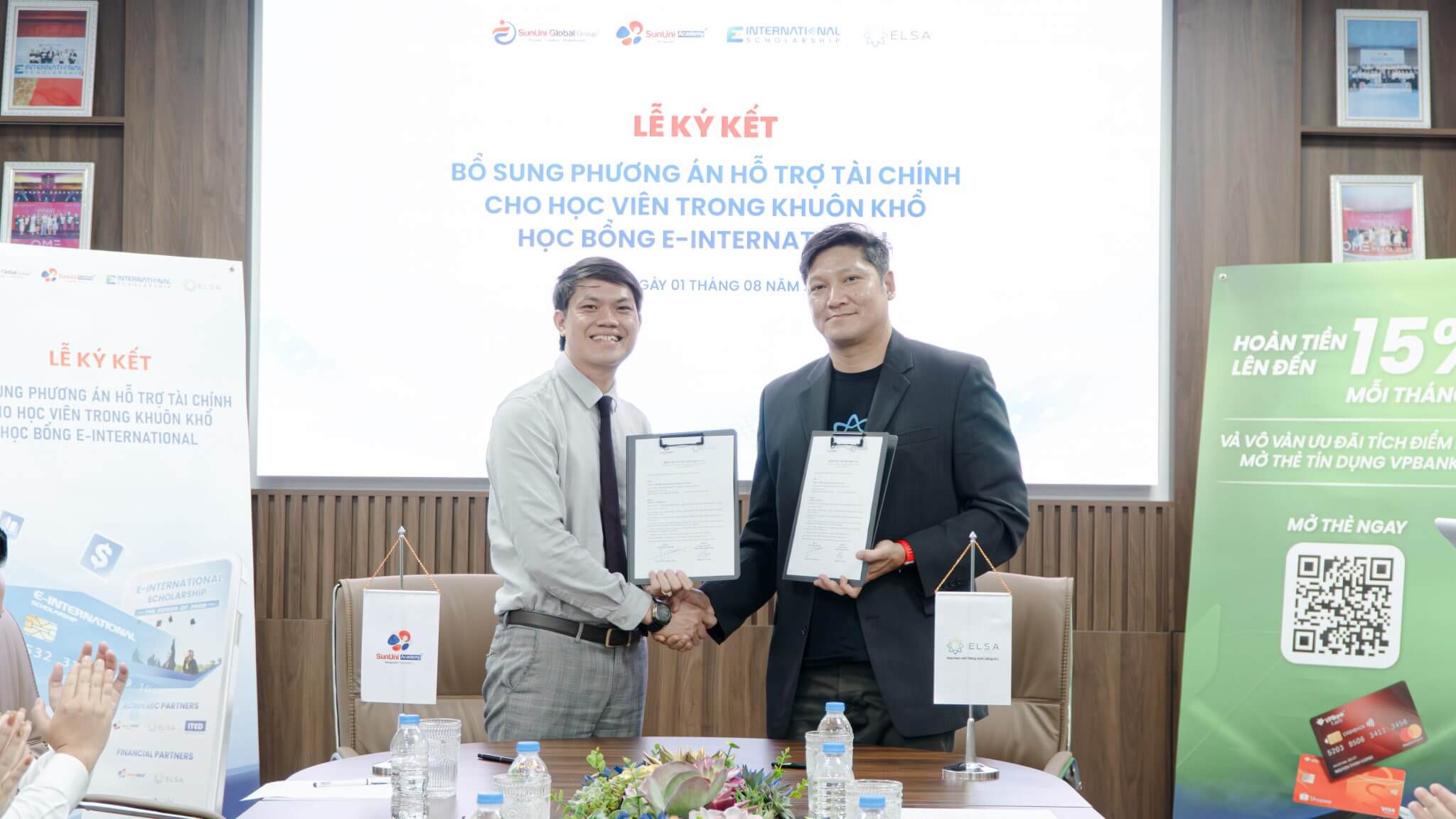 SunUni Academy và ELSA hợp tác bổ sung phương án thanh toán học phí cho học viên của học bổng E-International