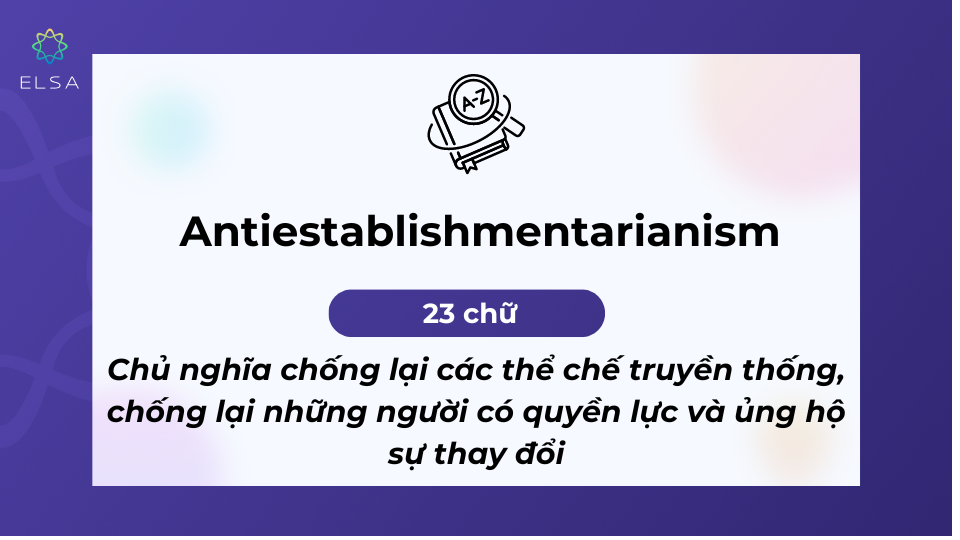 Từ tiếng Anh nói về 1 chủ nghĩa