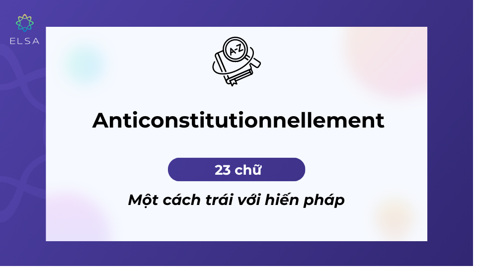 Từ mô tả một cách trái với hiến pháp