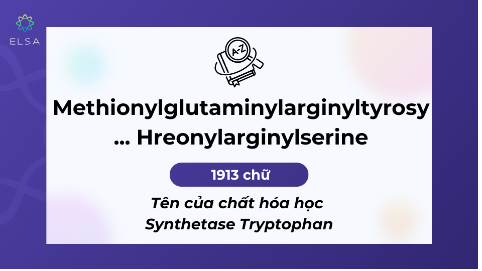 Tên của chất hoá học Synthetase Trytophan