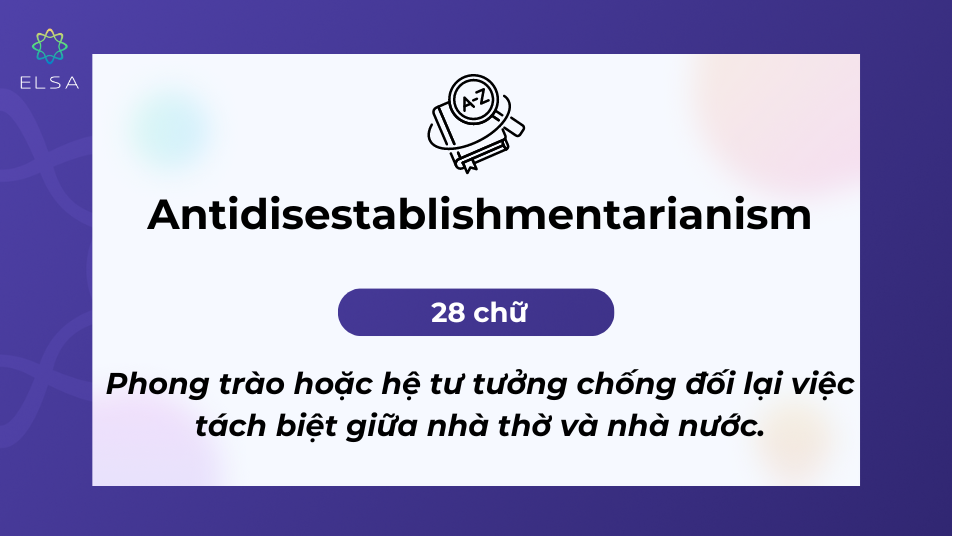 Từ mang ý nghĩa phong trào hoặc hệ tư tưởng chống đối lại việc tách biệt giữa nhà thờ và nhà nước
