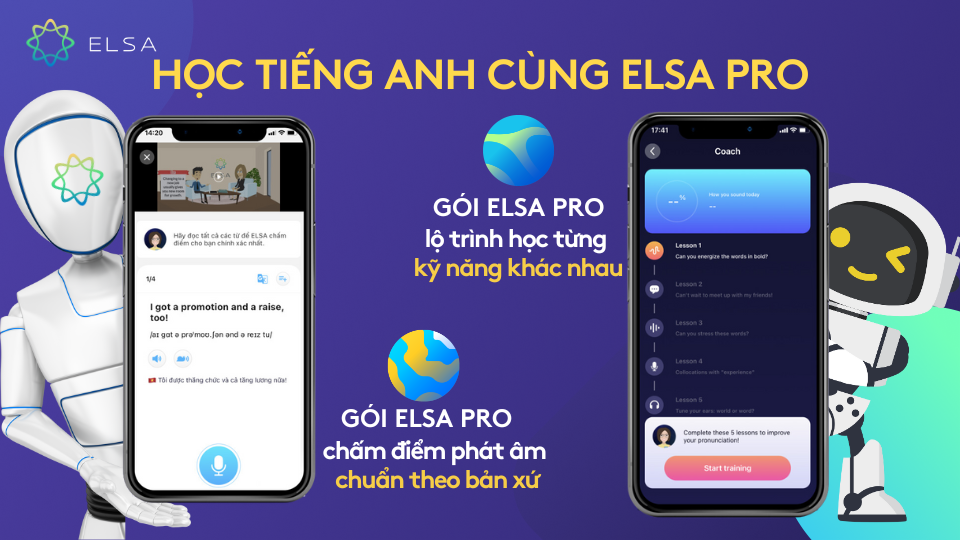 Học tiếng anh cùng ứng dụng ELSA Speak