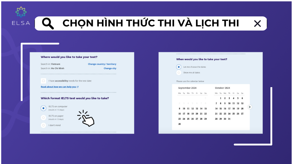 Có hai hình thức thi: trên giấy và máy tính