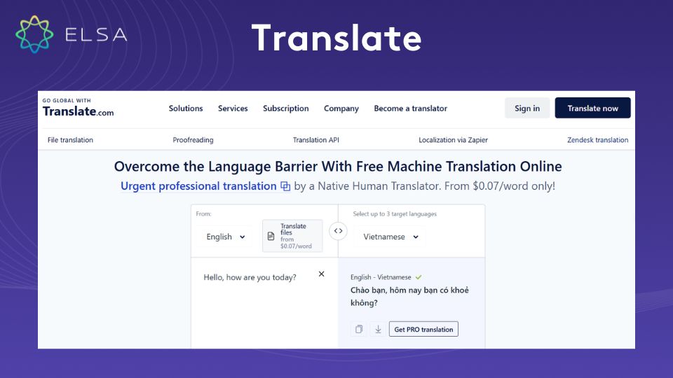 Translate - Phần mềm dịch thuật được sử dụng trong nhiều phiên họp, tọa đàm