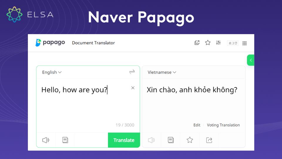 Naver Papago - Phần mềm dịch tiếng Anh được nhiều người yêu thích