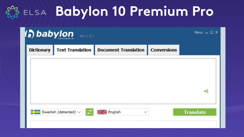 Babylon 10 Premium Pro - Phần mềm dịch thuật có tính phí