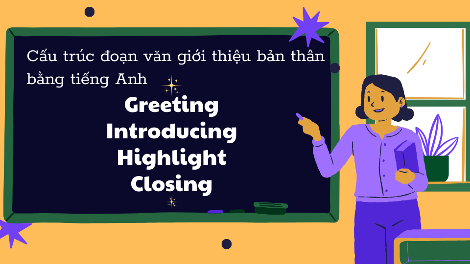 Cấu trúc đoạn văn giới thiệu bản thân bằng tiếng Anh có 4 phần Cấu trúc đoạn văn giới thiệu bản thân bằng tiếng Anh có 4 phần
