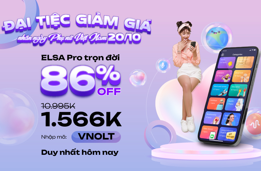 ELSA Pro trọn đời