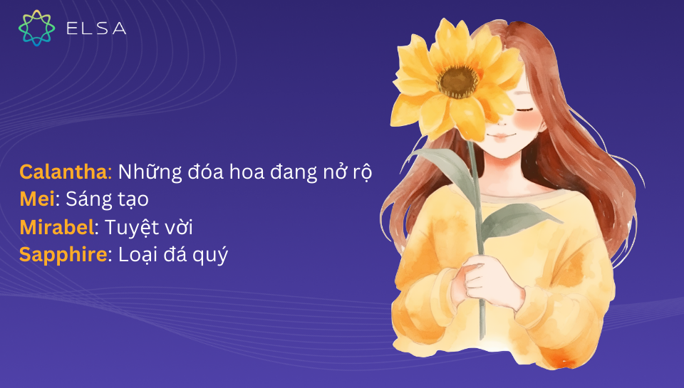 Những tên tiếng Anh cho nữ cao quý Những tên tiếng Anh cho nữ cao quý