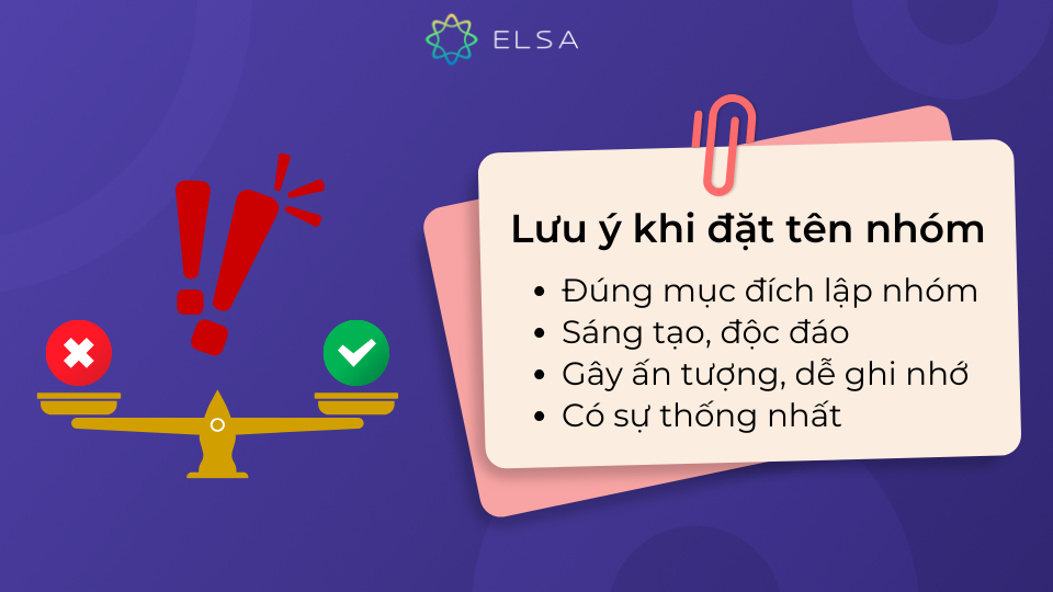 Những lưu ý khi đặt tên nhóm tiếng Anh mà bạn nên biết Những lưu ý khi đặt tên nhóm tiếng Anh mà bạn nên biết
